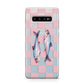 Pink Checkerboard Sardines Protective Samsung Galaxy Case