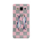 Pink Checkerboard Sardines Samsung Galaxy A3 Case