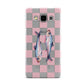 Pink Checkerboard Sardines Samsung Galaxy A5 Case