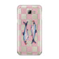 Pink Checkerboard Sardines Samsung Galaxy A8 2016 Case