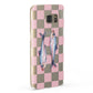 Pink Checkerboard Sardines Samsung Galaxy Case Fourty Five Degrees