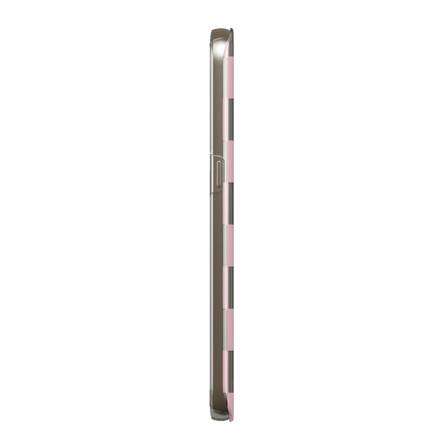 Pink Checkerboard Sardines Samsung Galaxy Case Side View