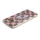 Pink Checkerboard Sardines Samsung Galaxy Case Top Cutout
