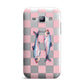 Pink Checkerboard Sardines Samsung Galaxy J1 2015 Case
