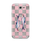 Pink Checkerboard Sardines Samsung Galaxy J7 2017 Case