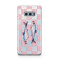 Pink Checkerboard Sardines Samsung Galaxy S10E Case
