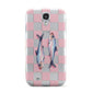 Pink Checkerboard Sardines Samsung Galaxy S4 Case