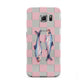 Pink Checkerboard Sardines Samsung Galaxy S6 Case