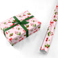 Pink Christmas Assortment Personalised Wrapping Paper