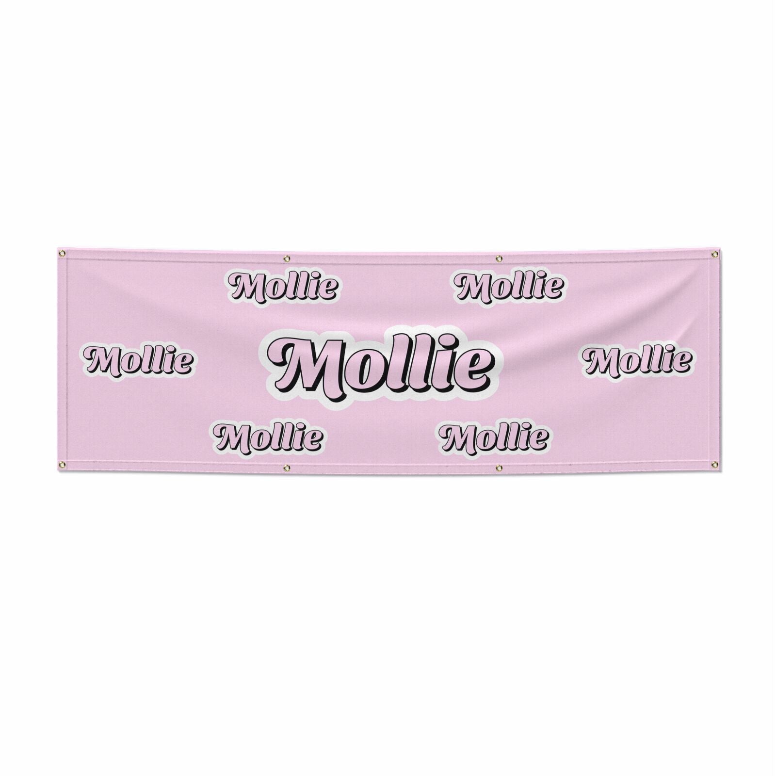Pink Custom 6x2 Banner