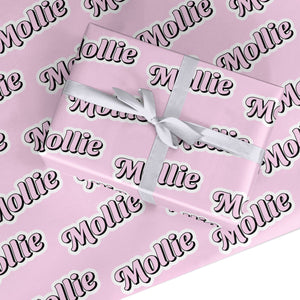 Pink Custom Wrapping Paper
