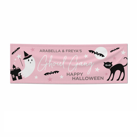 Pink Ghost 3x1 Paper Banner