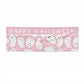 Pink Ghost 3x1 Paper Banner