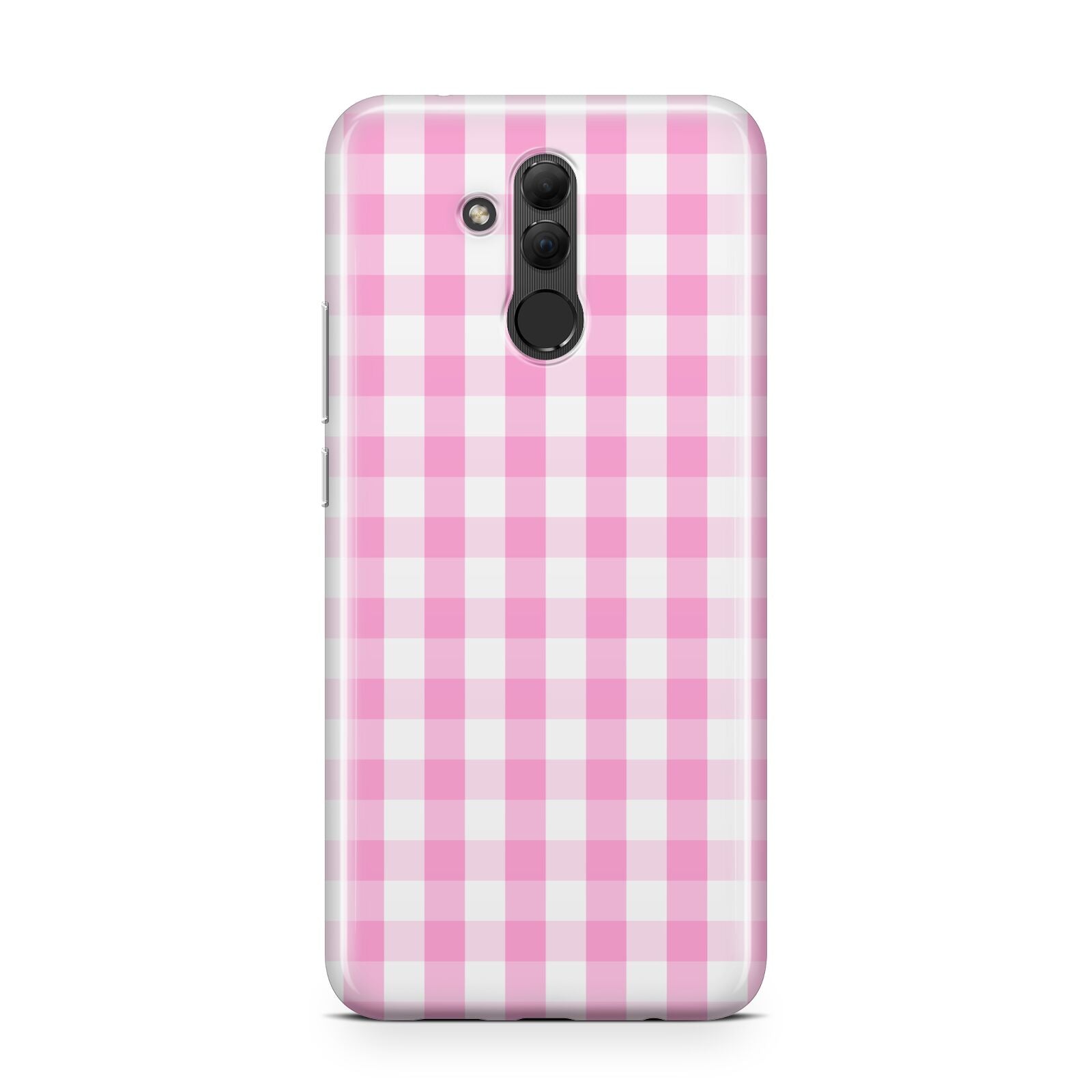 Pink Gingham Check Huawei Mate 20 Lite