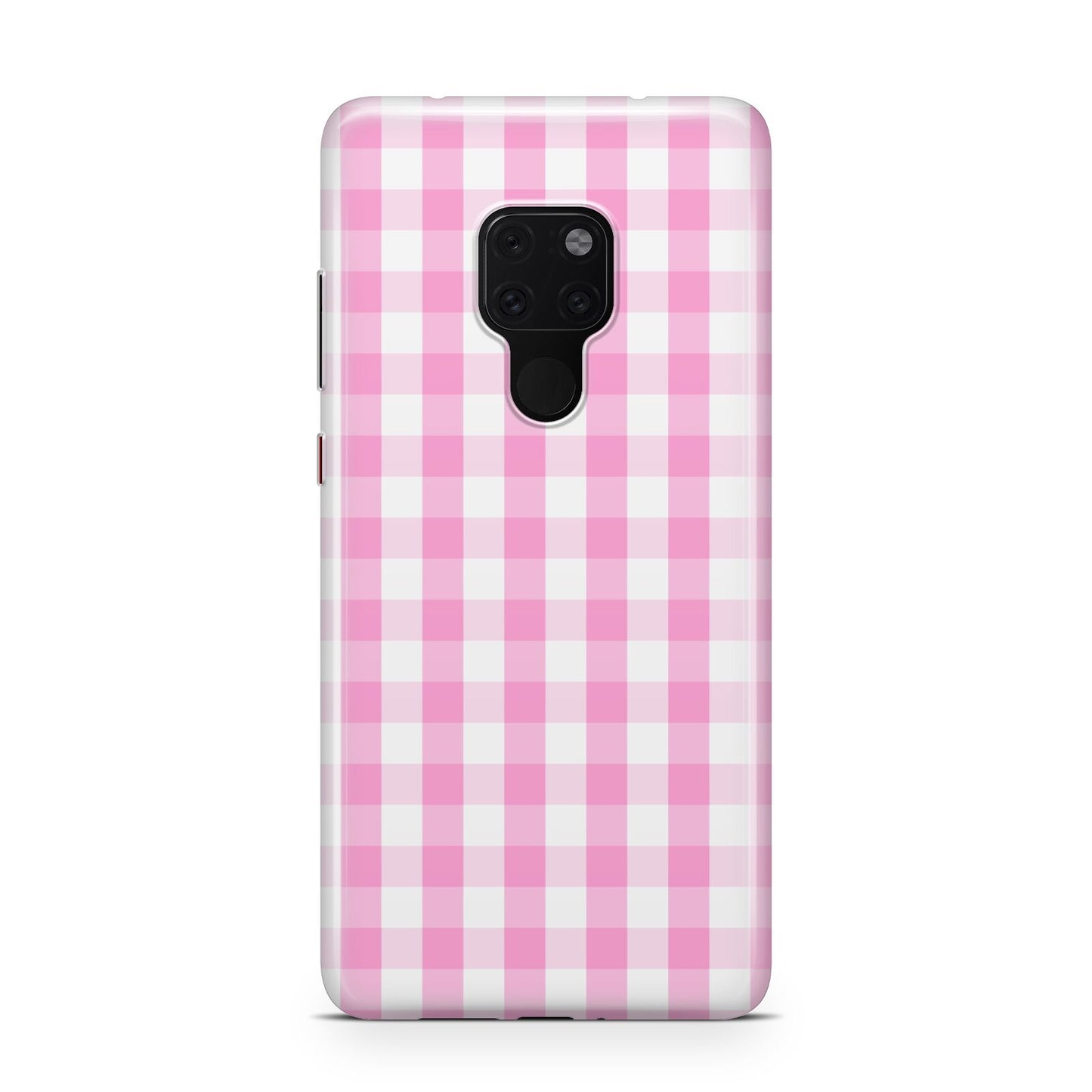 Pink Gingham Check Huawei Mate 20 Phone Case