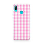 Pink Gingham Check Huawei P Smart 2019 Case
