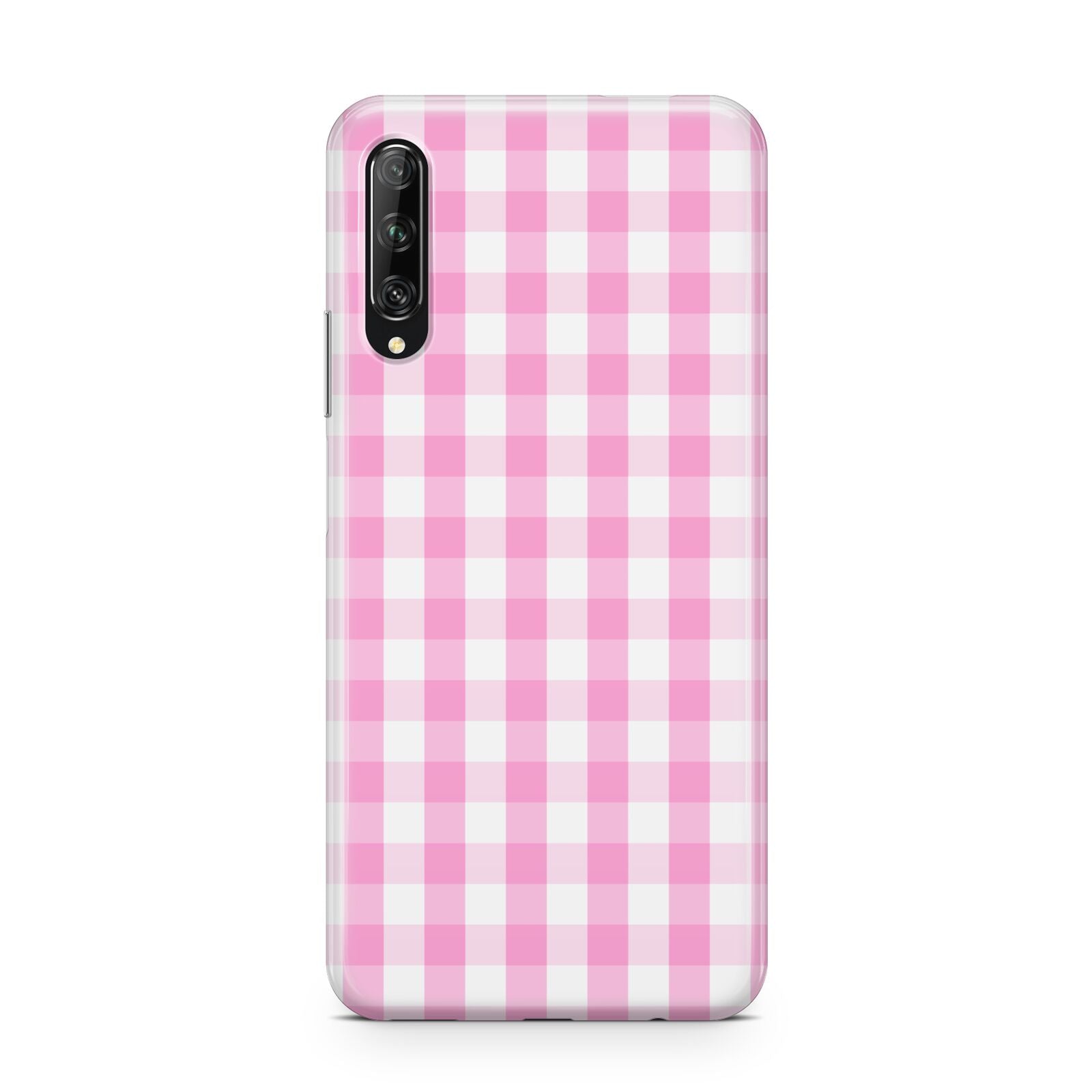 Pink Gingham Check Huawei P Smart Pro 2019