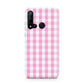 Pink Gingham Check Huawei P20 Lite 5G Phone Case
