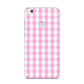 Pink Gingham Check Huawei P8 Lite Case