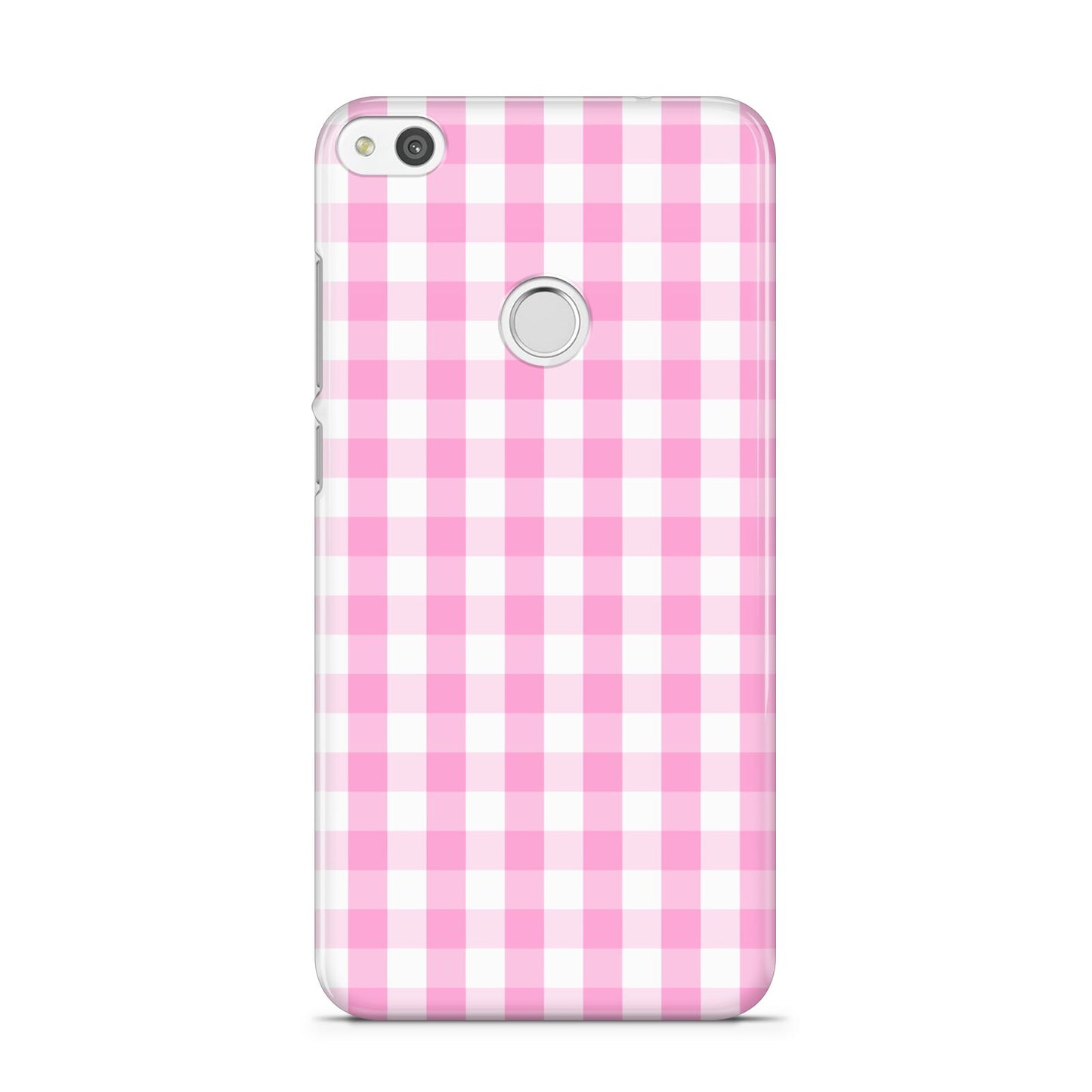 Pink Gingham Check Huawei P8 Lite Case
