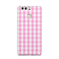 Pink Gingham Check Huawei P9 Case
