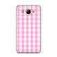 Pink Gingham Check Huawei Y3 2017
