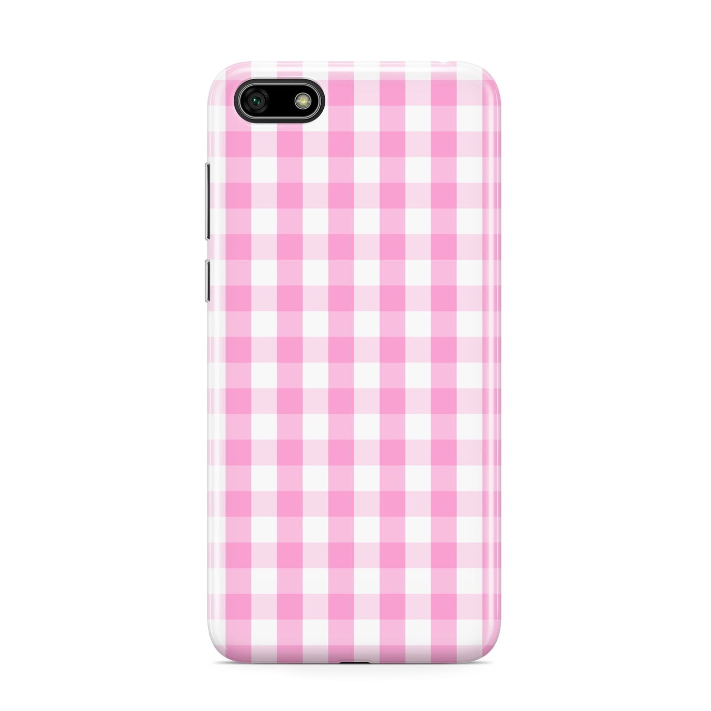 Pink Gingham Check Huawei Y5 Prime 2018 Phone Case