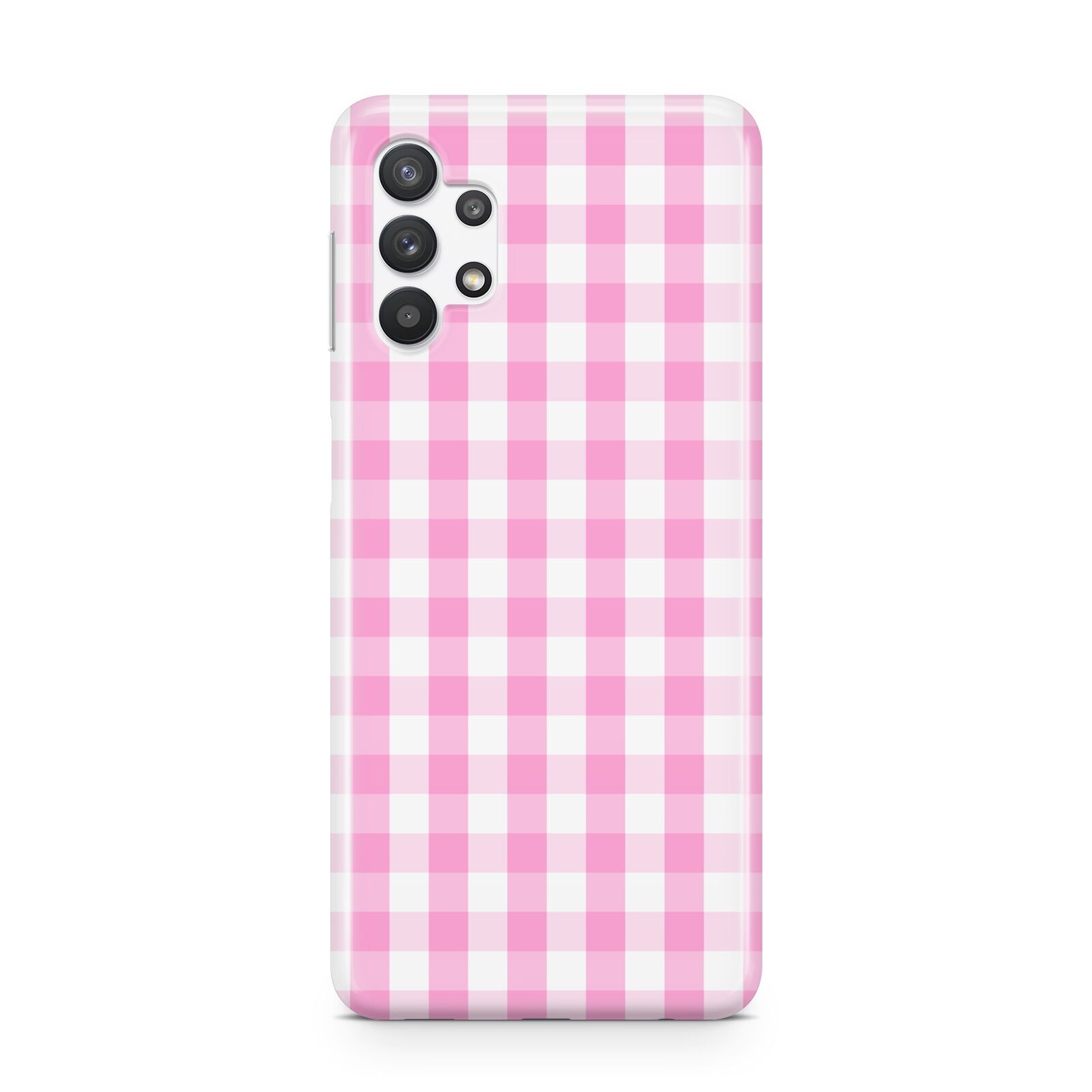 Pink Gingham Check Samsung A32 5G Case