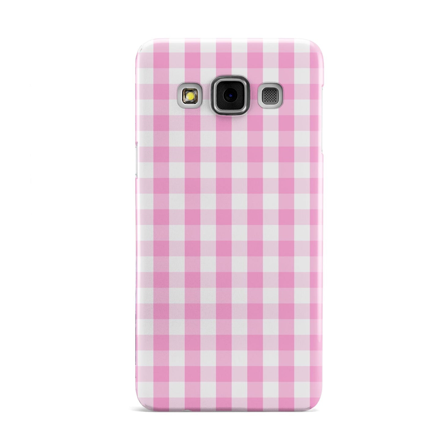 Pink Gingham Check Samsung Galaxy A3 Case