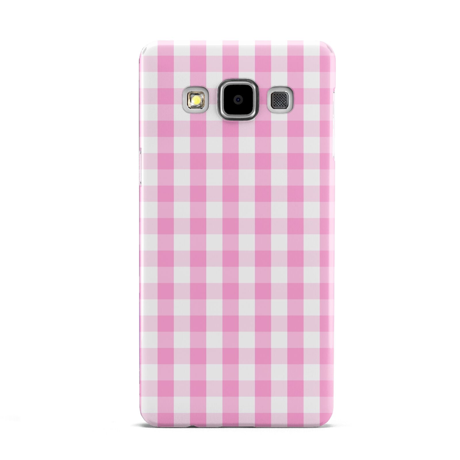 Pink Gingham Check Samsung Galaxy A5 Case