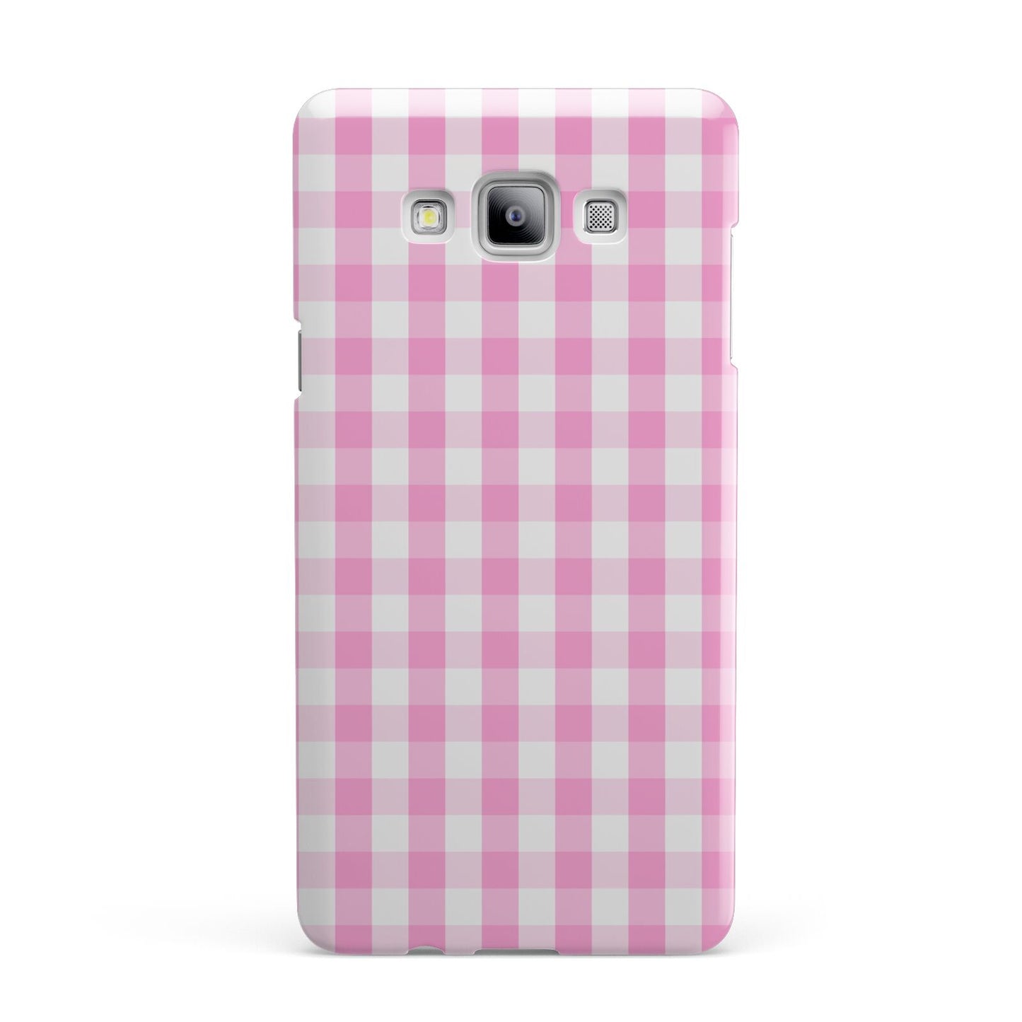 Pink Gingham Check Samsung Galaxy A7 2015 Case