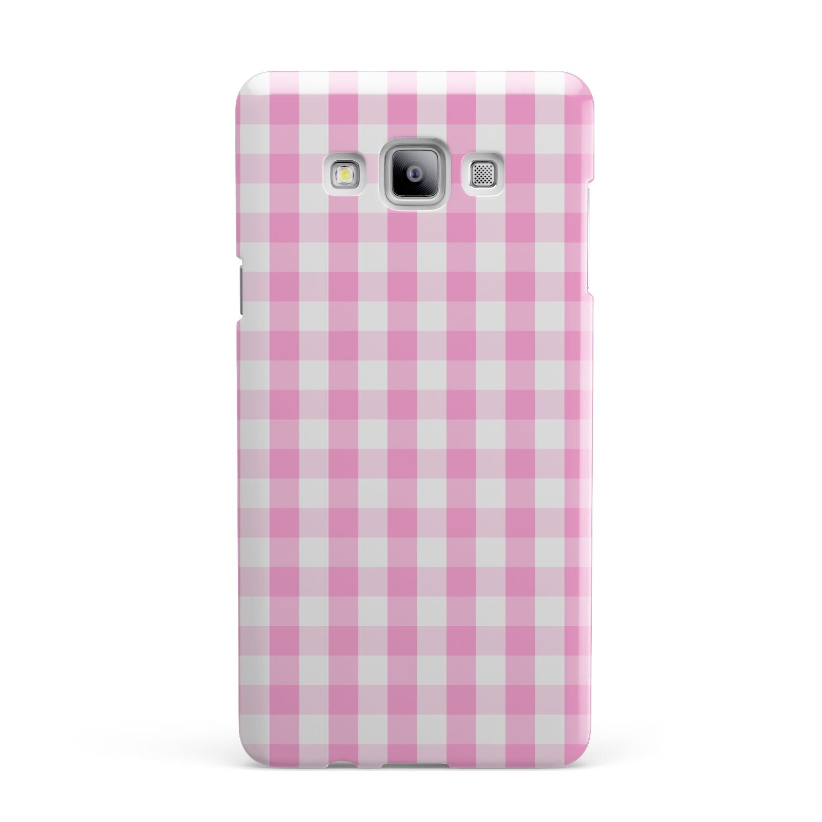 Pink Gingham Check Samsung Galaxy A7 2015 Case