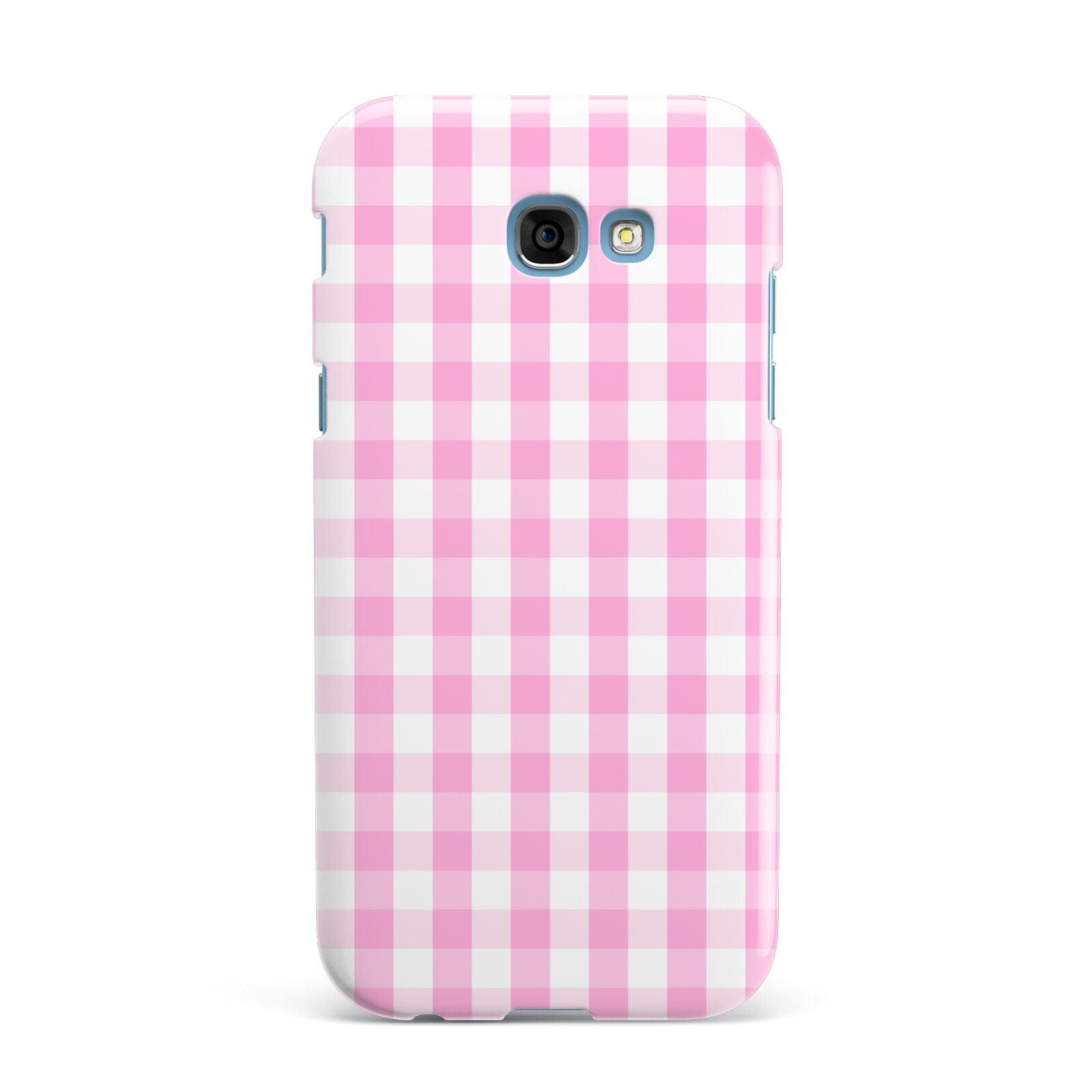Pink Gingham Check Samsung Galaxy A7 2017 Case