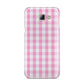 Pink Gingham Check Samsung Galaxy A8 2016 Case