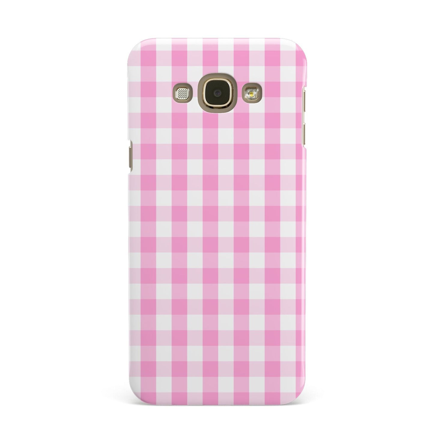 Pink Gingham Check Samsung Galaxy A8 Case
