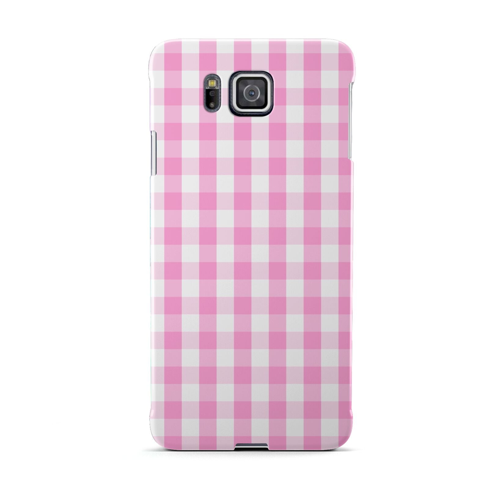 Pink Gingham Check Samsung Galaxy Alpha Case
