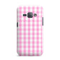 Pink Gingham Check Samsung Galaxy J1 2016 Case