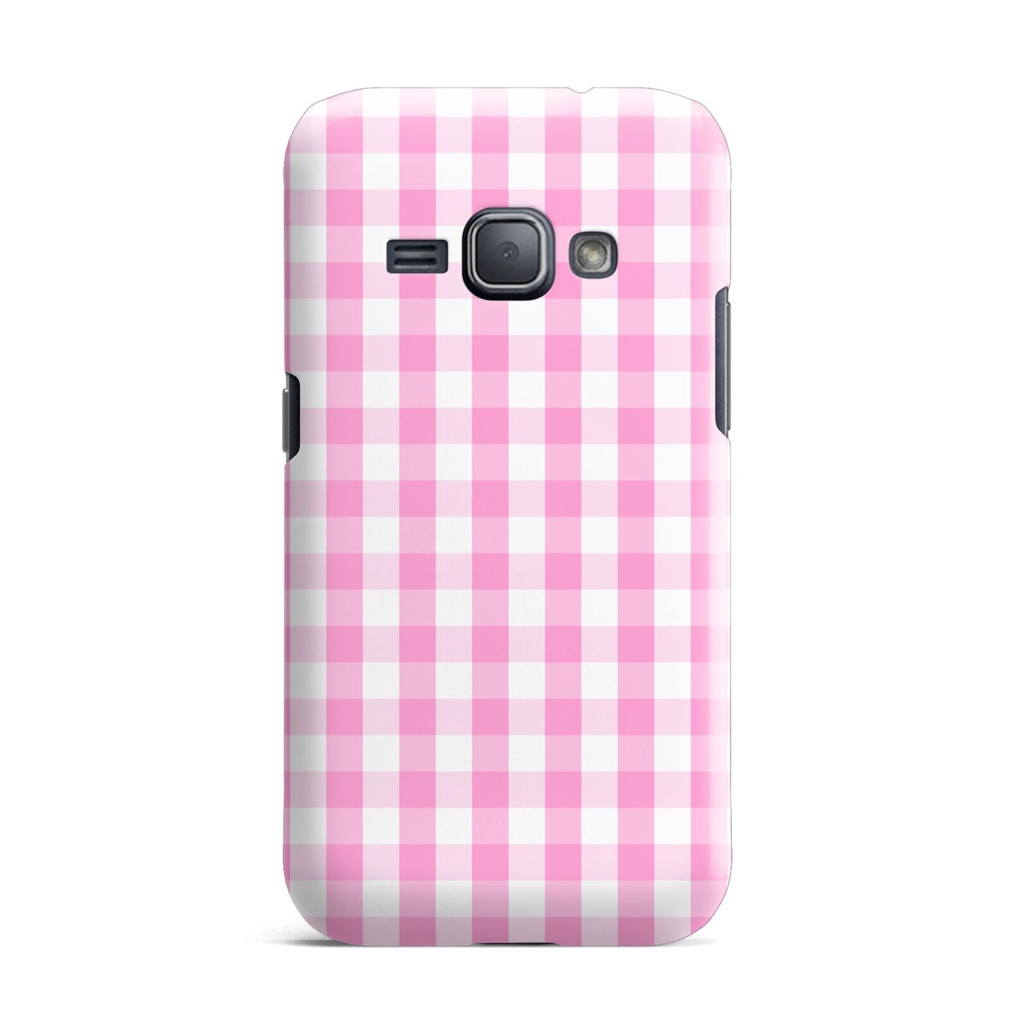 Pink Gingham Check Samsung Galaxy J1 2016 Case