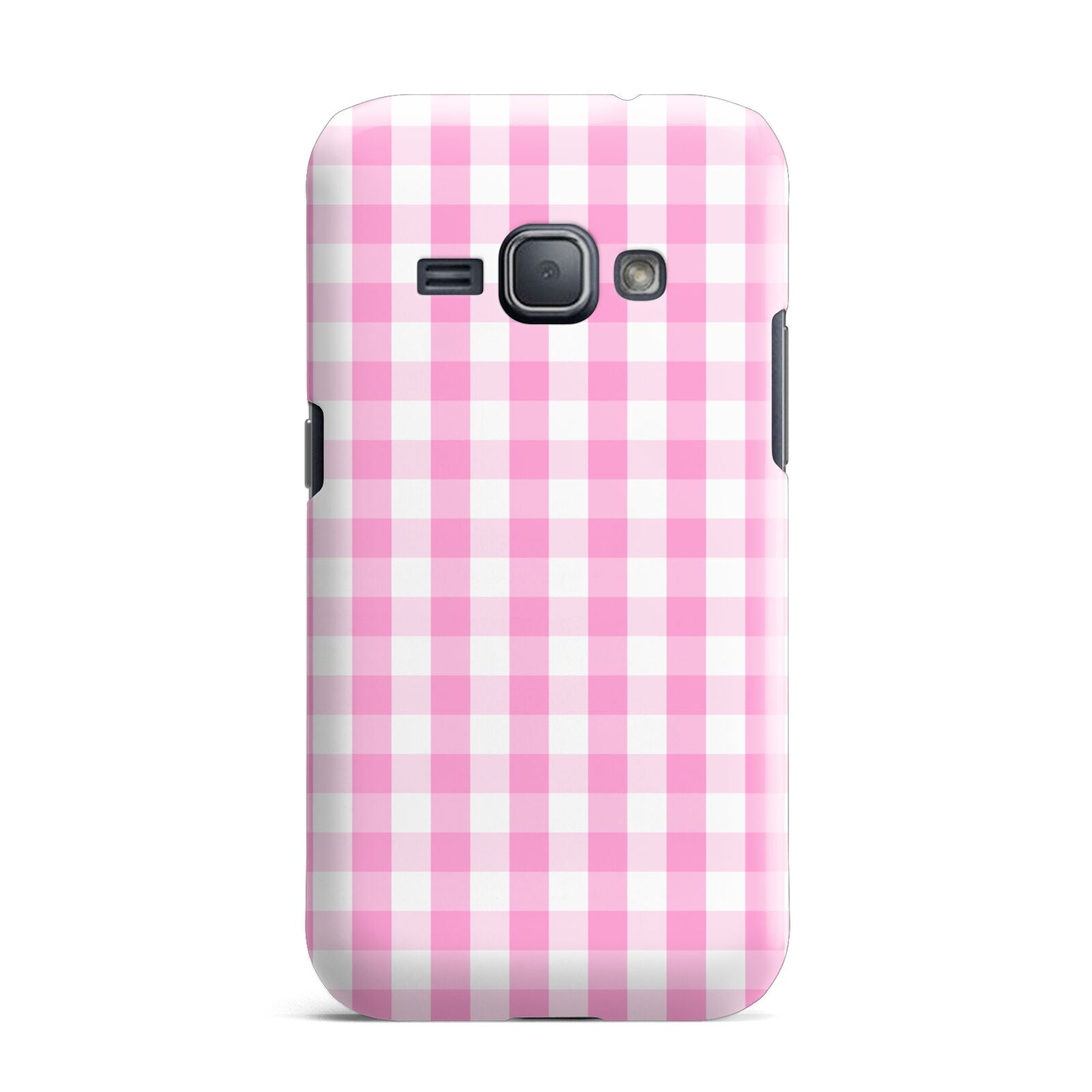 Pink Gingham Check Samsung Galaxy J1 2016 Case