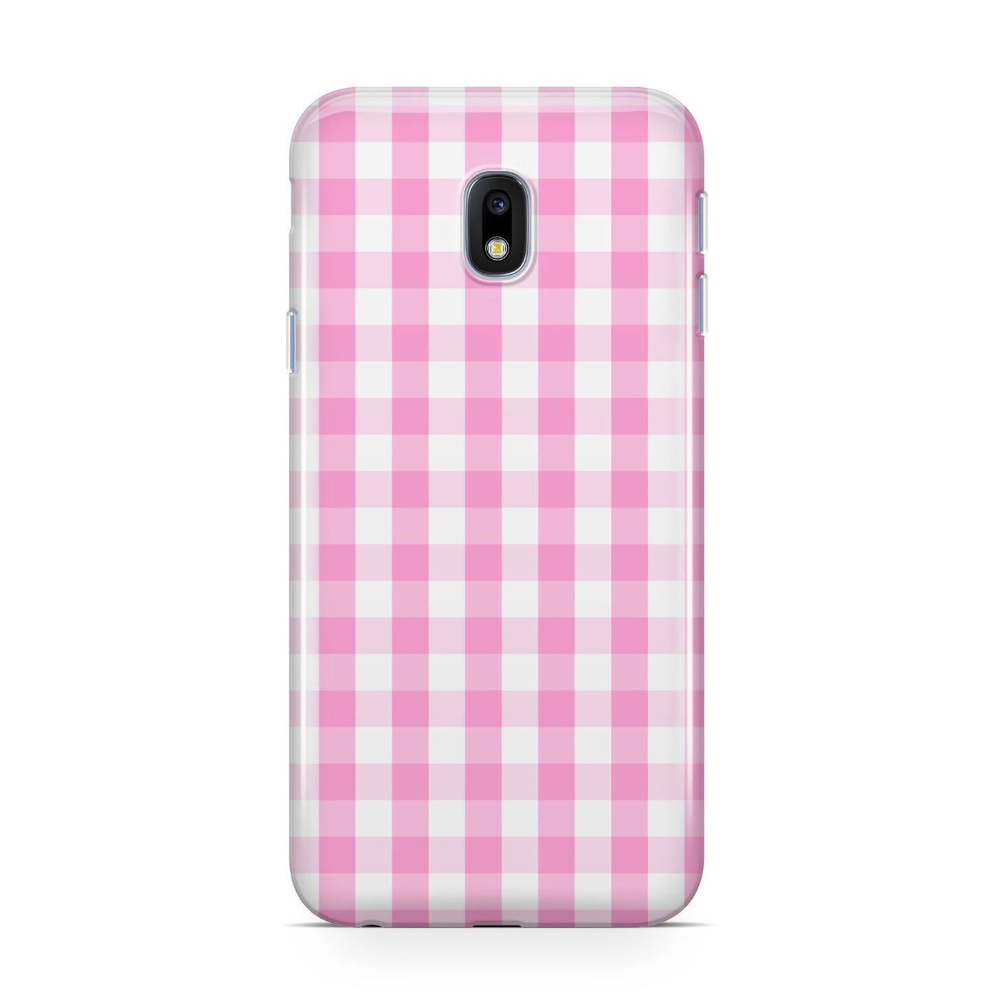 Pink Gingham Check Samsung Galaxy J3 2017 Case
