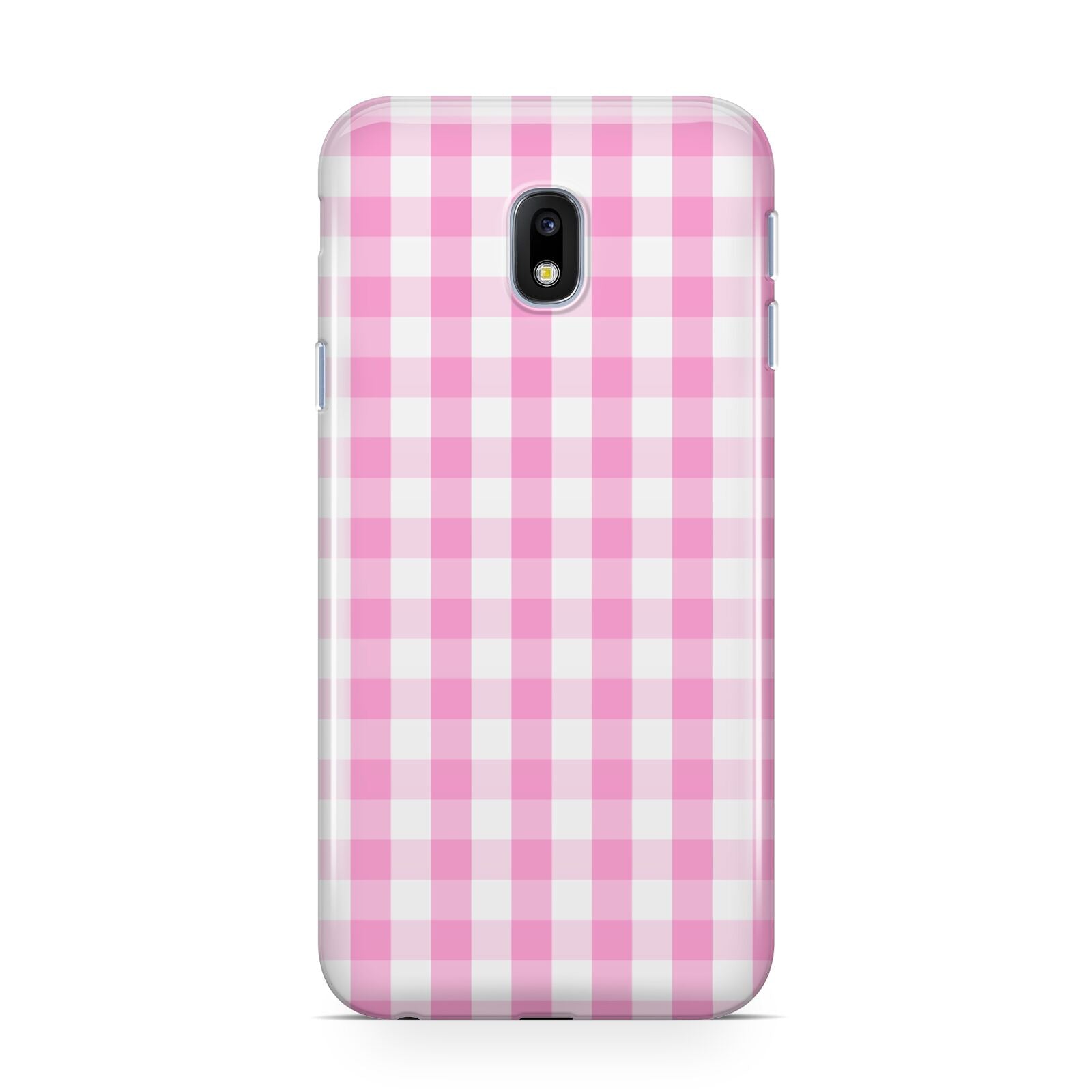 Pink Gingham Check Samsung Galaxy J3 2017 Case