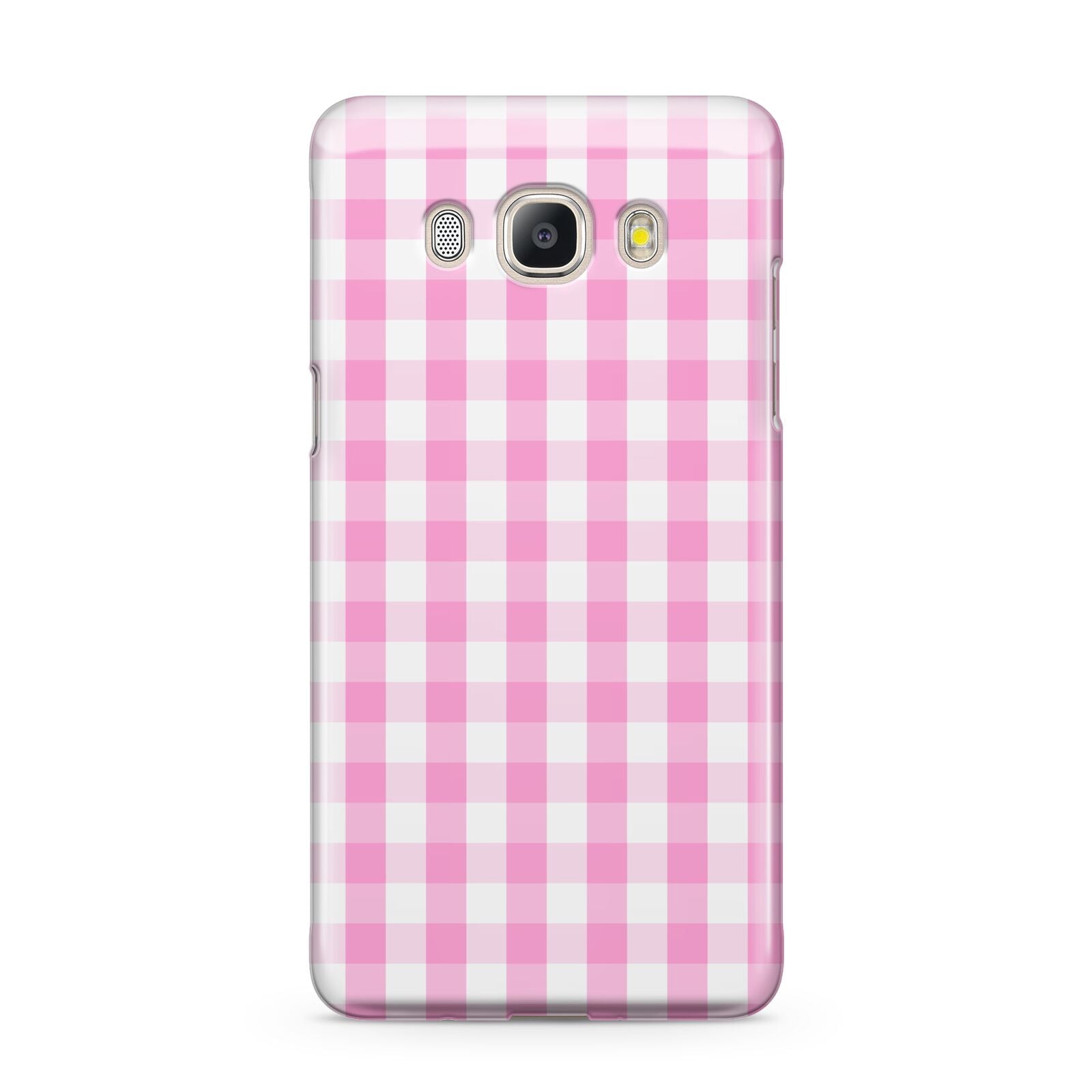 Pink Gingham Check Samsung Galaxy J5 2016 Case