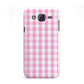 Pink Gingham Check Samsung Galaxy J5 Case