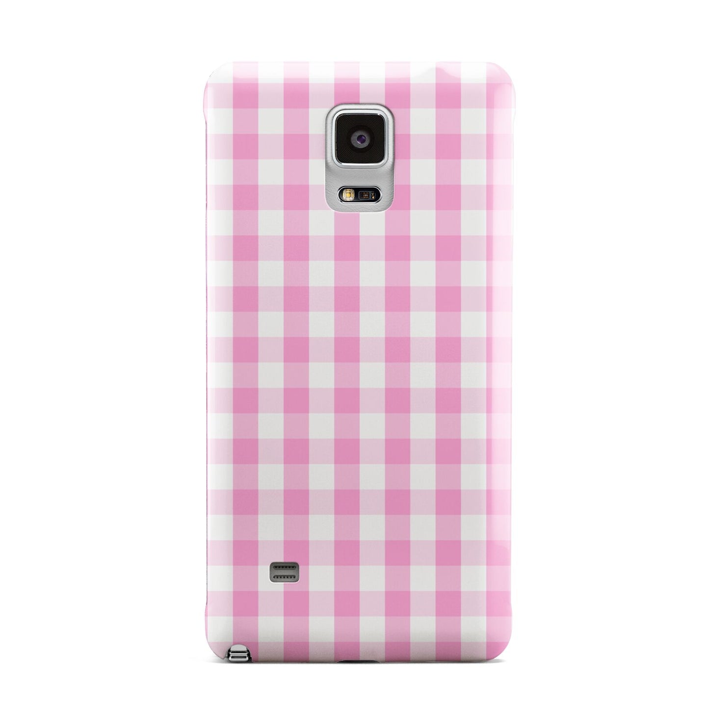 Pink Gingham Check Samsung Galaxy Note 4 Case