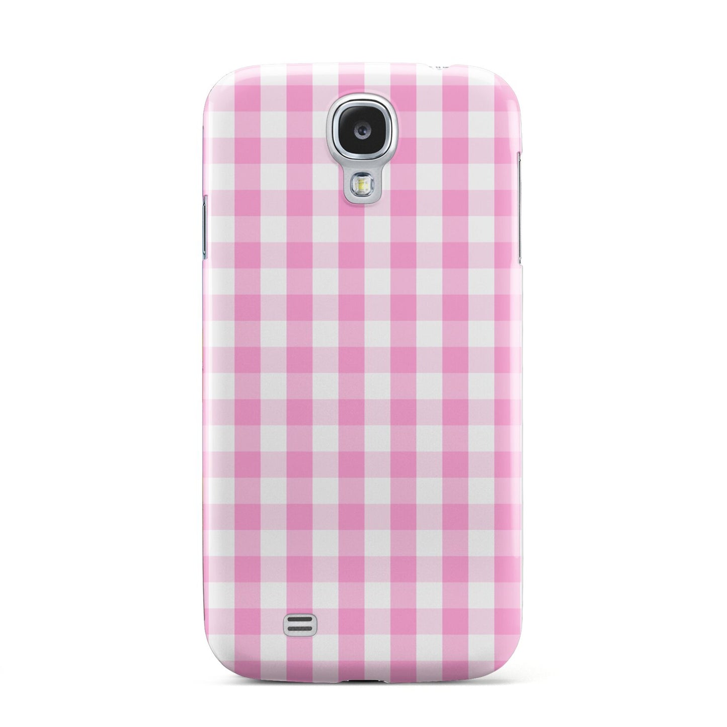 Pink Gingham Check Samsung Galaxy S4 Case