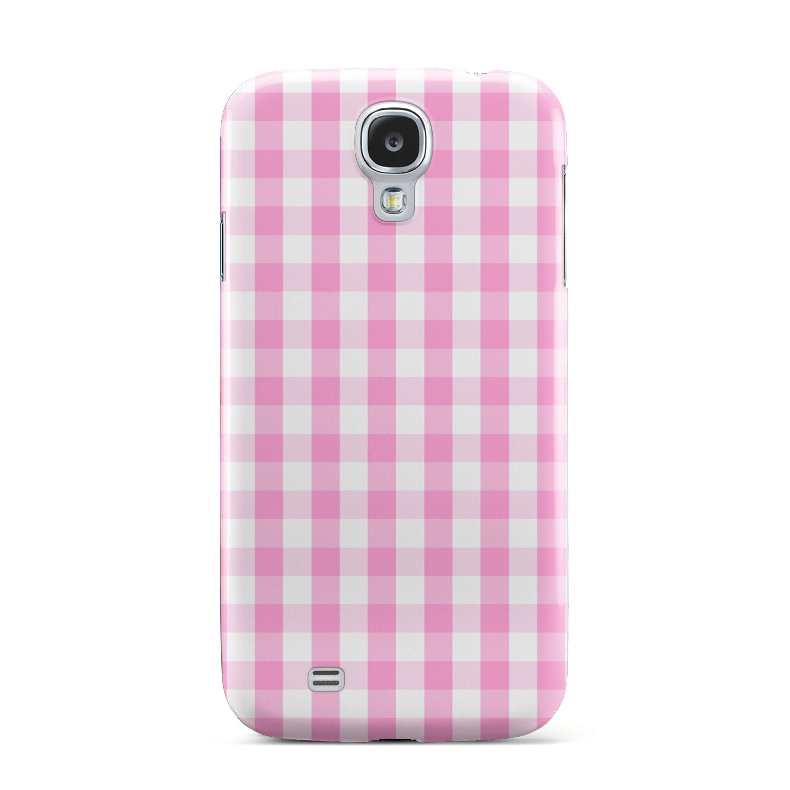 Pink Gingham Check Samsung Galaxy S4 Case