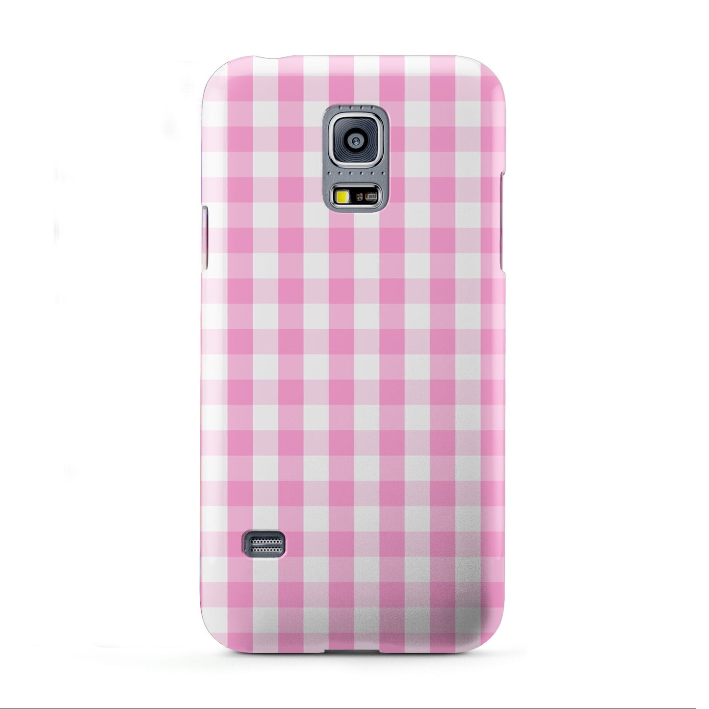 Pink Gingham Check Samsung Galaxy S5 Mini Case