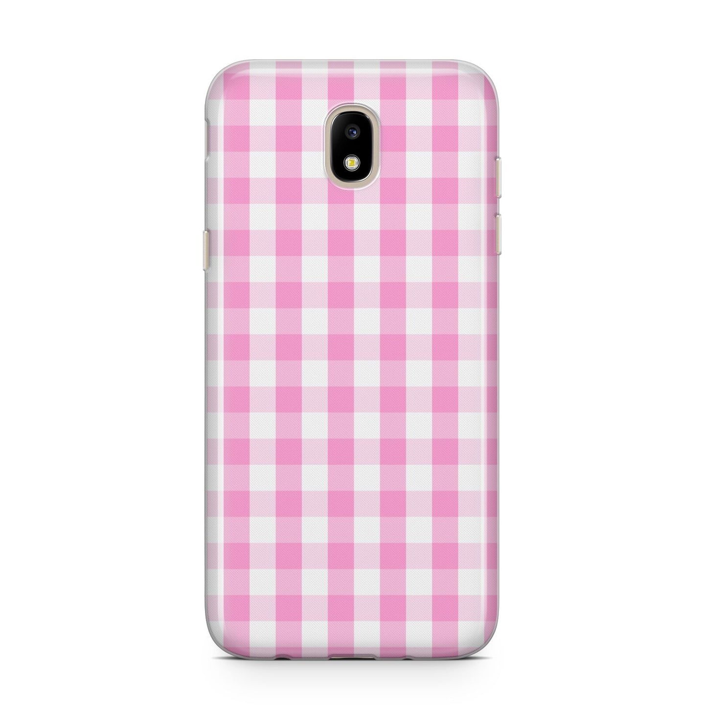 Pink Gingham Check Samsung J5 2017 Case