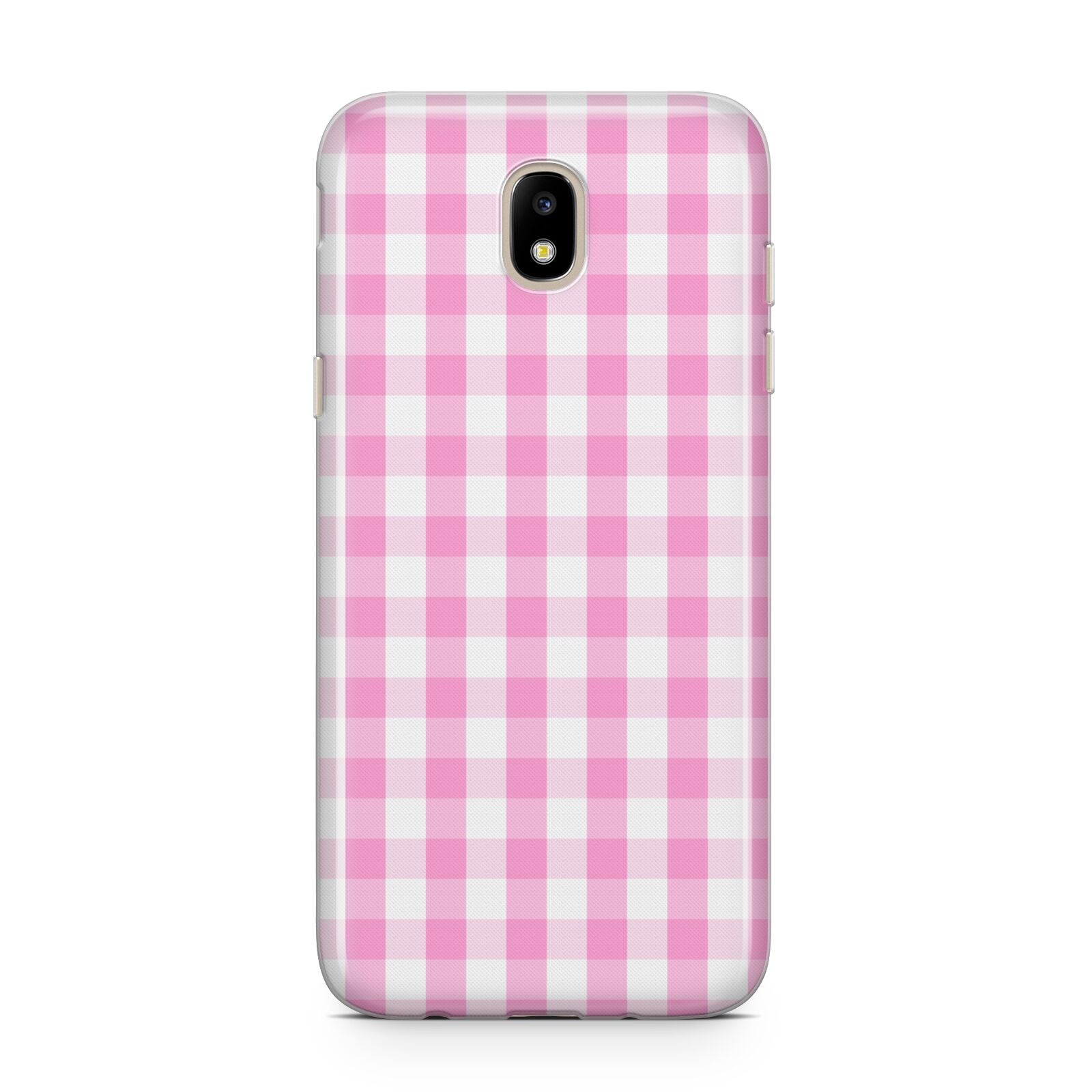 Pink Gingham Check Samsung J5 2017 Case