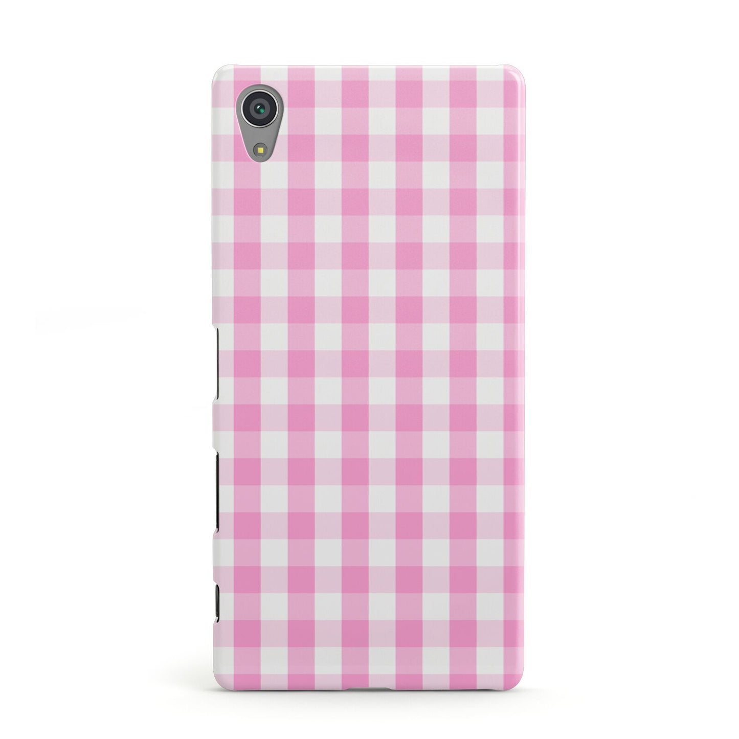 Pink Gingham Check Sony Xperia Case